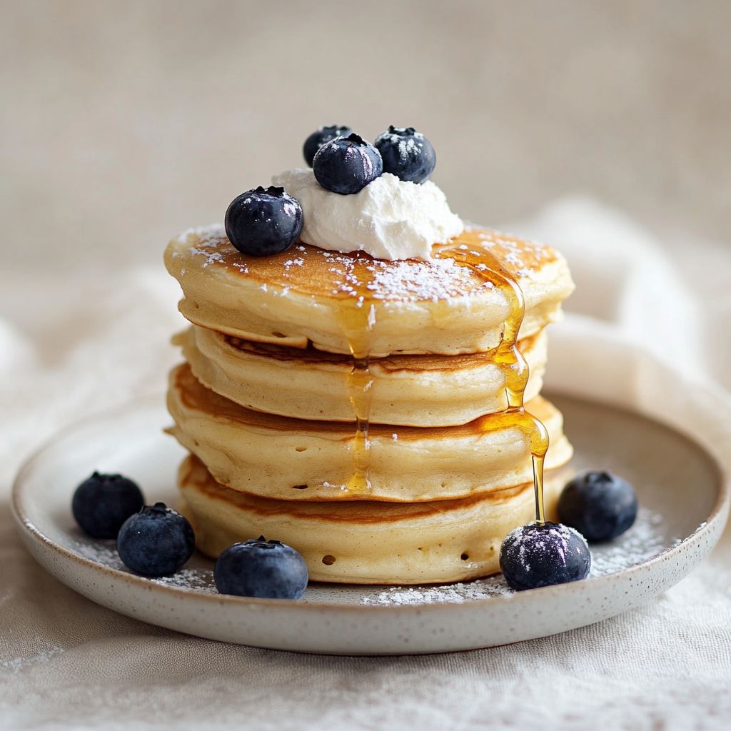 Easy Vegan Vanilla Pancakes