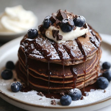  Cocoa Nib Pancakes 