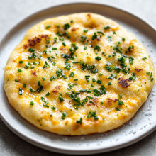 Gluten-Free Cheddar Chive Flatbread