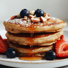  Almond Butter Pancake Sandwiches 