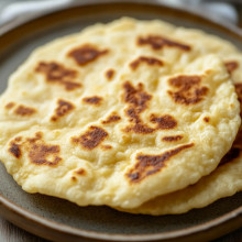 2-Ingredient Coconut Flour Flatbread