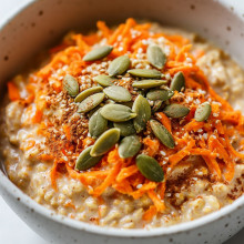  Pumpkin Seed Carrot Overnight Oats 
