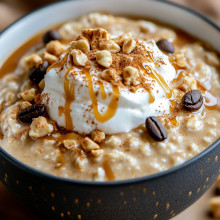 Pumpkin Spice Latte Overnight Oats