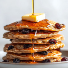 Oatmeal Raisin Pancakes