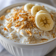 Coconut Cream Pie Overnight Oats