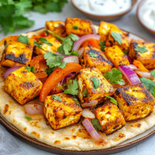  Spicy Paneer Flatbread 