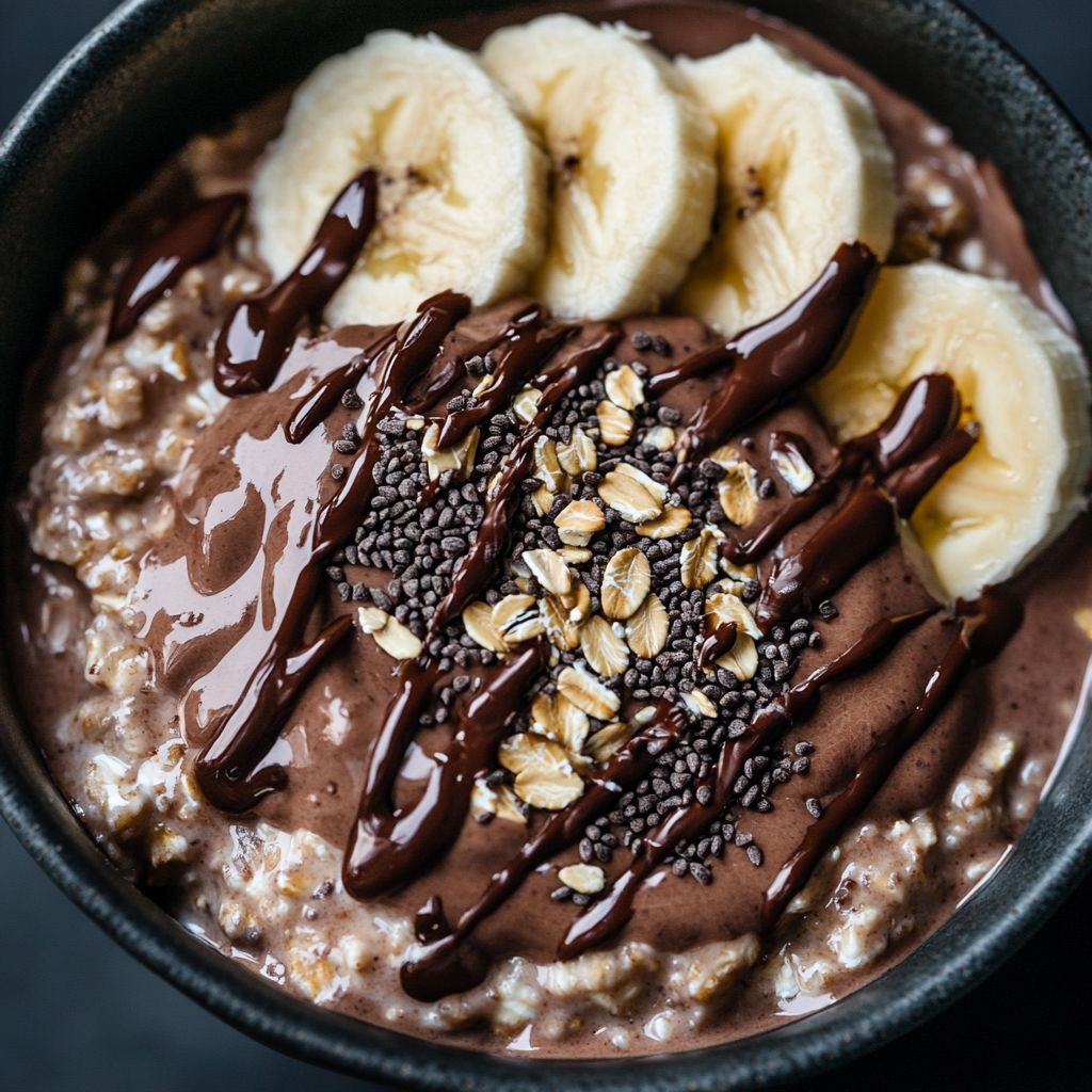  Hemp Seed Chocolate Overnight Oats 