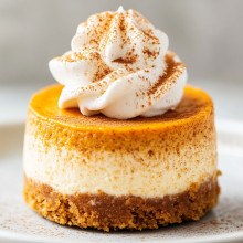 Pumpkin Spice Mini Cheesecake