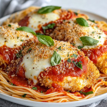 Oven Baked Chicken Parmesan