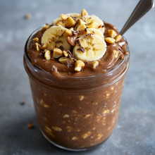 Choco-Peanut Butter Overnight Oats
