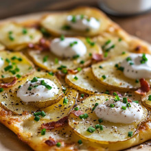 Baked Potato Loaded Flatbread