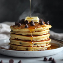 Chocolate Chip Morning Pancakes