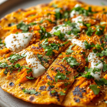 Gluten-Free Spiced Carrot Flatbread