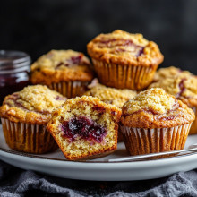 Peanut Butter & Jelly Muffins