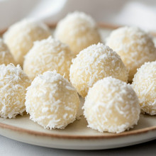 No-Bake Snowball Coconut Truffles