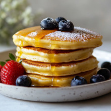  Vanilla Custard Pancakes 