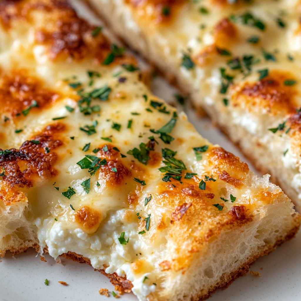 Keto-Friendly Cottage Cheese Garlic Bread