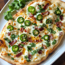Jalapeño Popper Flatbread