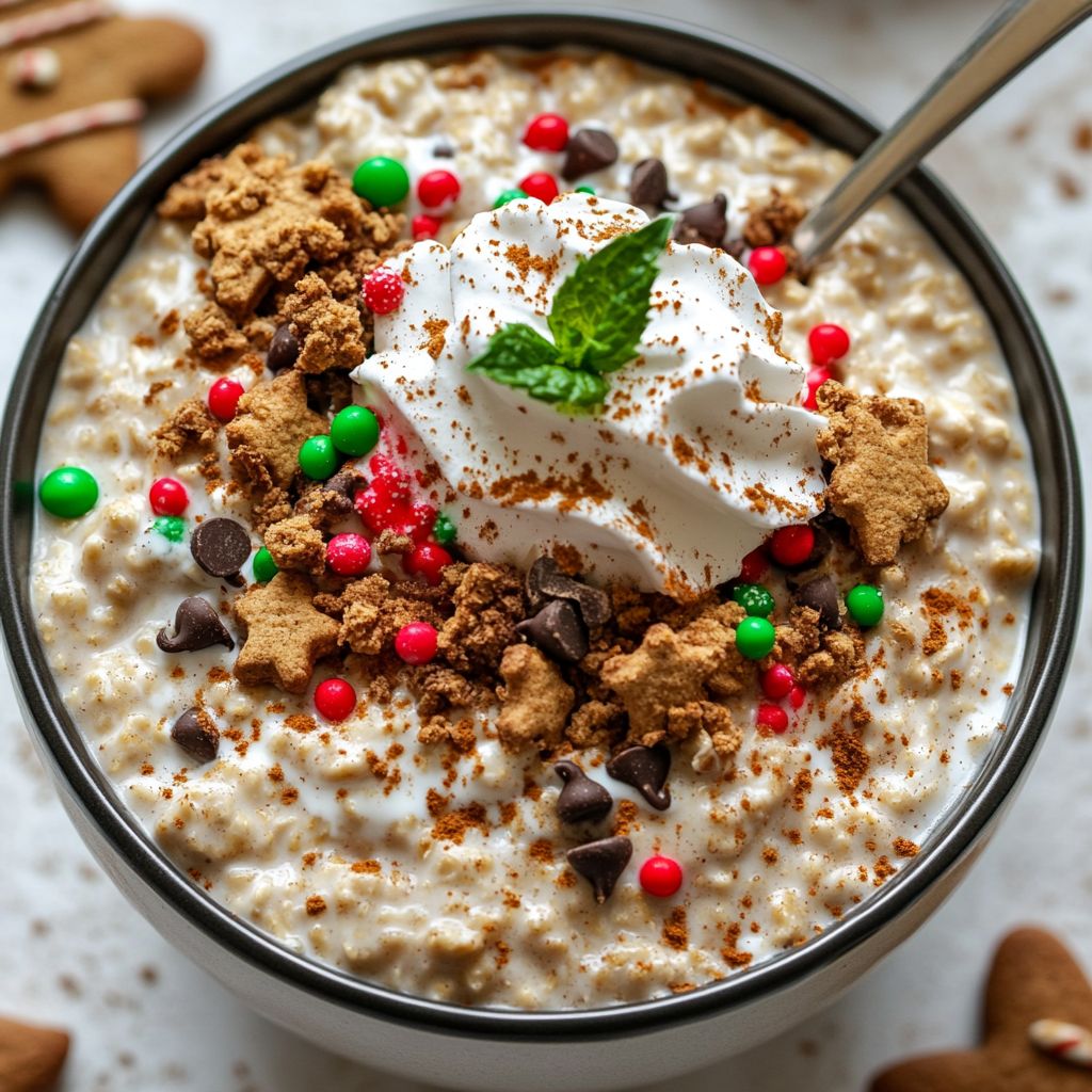 Christmas Cookie Overnight Oats