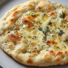 Cheesy Herb Flatbread