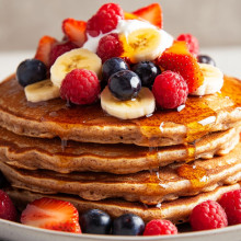 Vegan Whole Wheat Pancakes