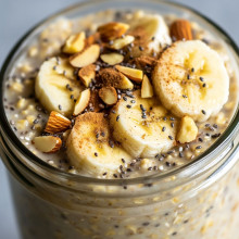 Banana Cinnamon Overnight Oats