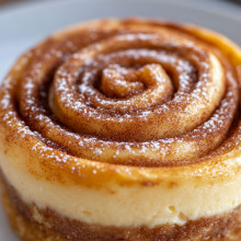Cinnamon Roll Mini Cheesecake