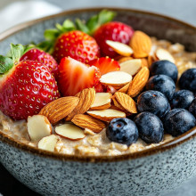 Almond Crunch Overnight Oats
