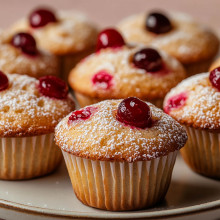 Cherry Vanilla Muffins