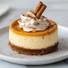 Pumpkin Spice Mini Cheesecake