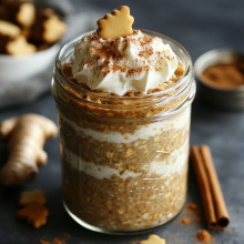 Gingerbread Pumpkin Overnight Oats