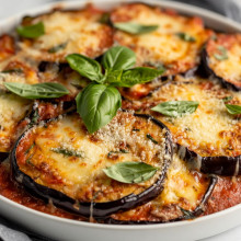 Baked Eggplant Parmesan on a Budget