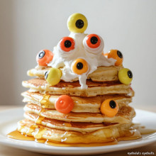 Monster Eyeball Pancakes