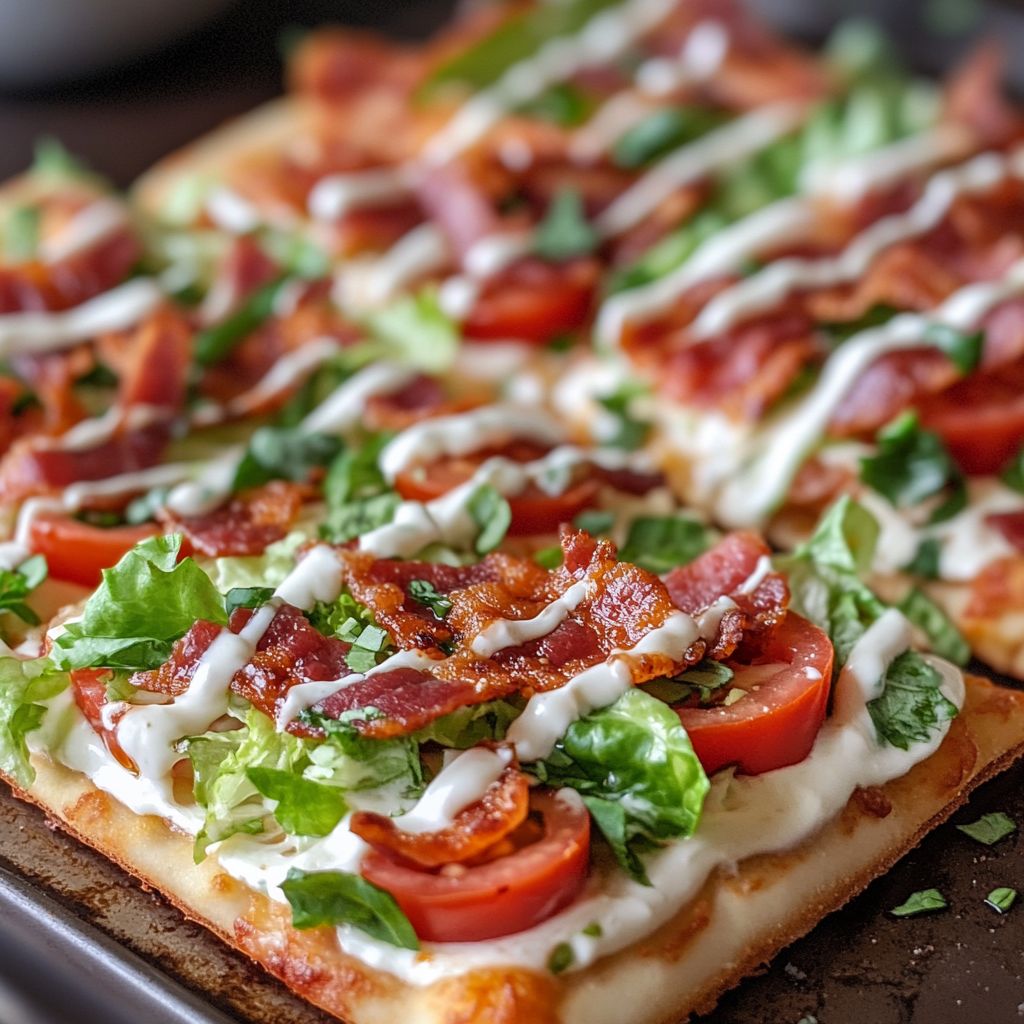 BLT Flatbread Pizza