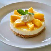 Mango Delight Mini Cheesecake