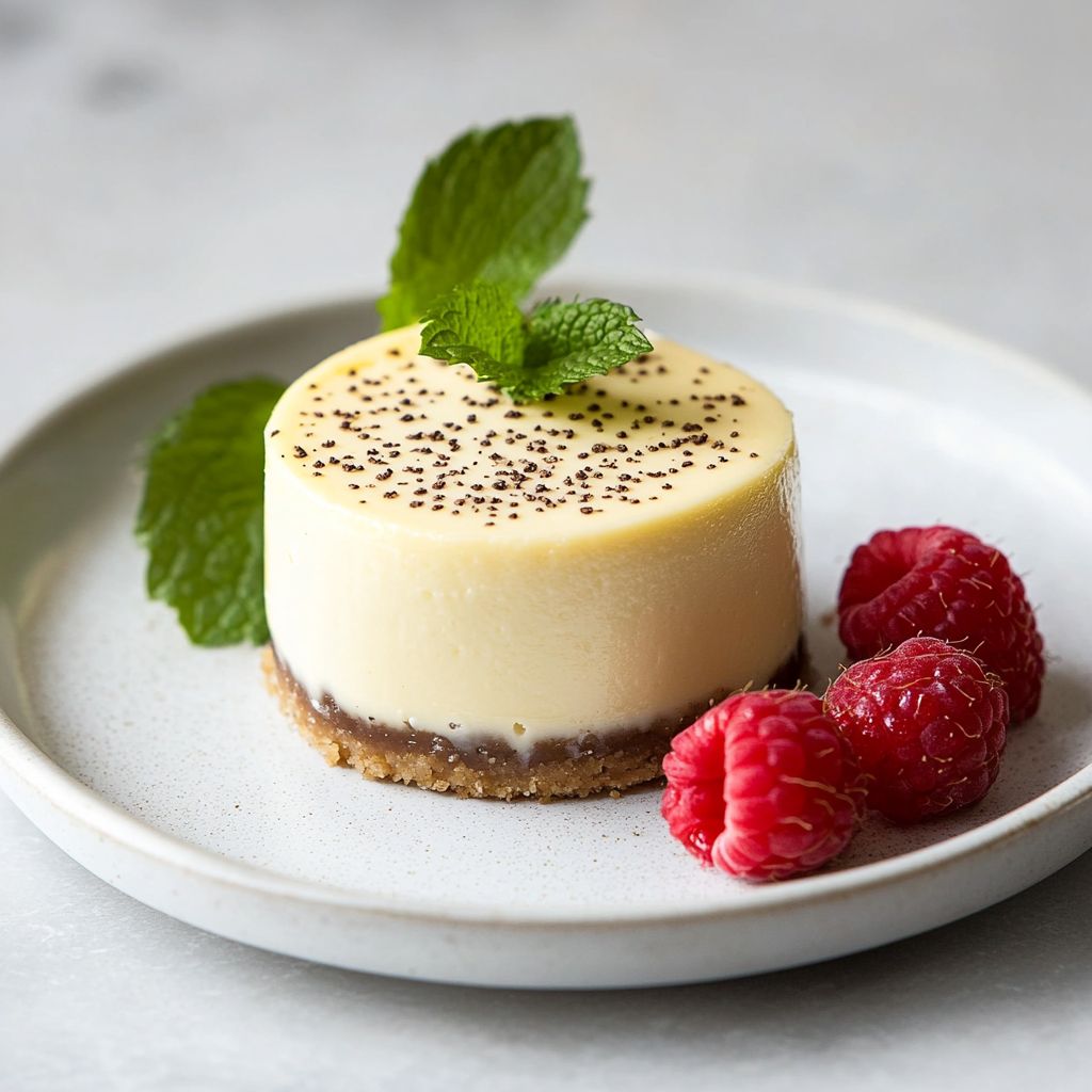 Classic Vanilla Bean Mini Cheesecake