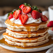Strawberry Shortcake Pancakes