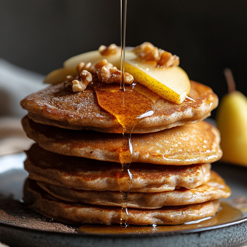 Vegan Gingerbread Pancakes