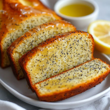 Lemon Poppy Seed Protein Bread
