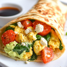 Gluten-Free Breakfast Flatbread Wraps