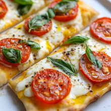 Margherita Flatbread Pizza