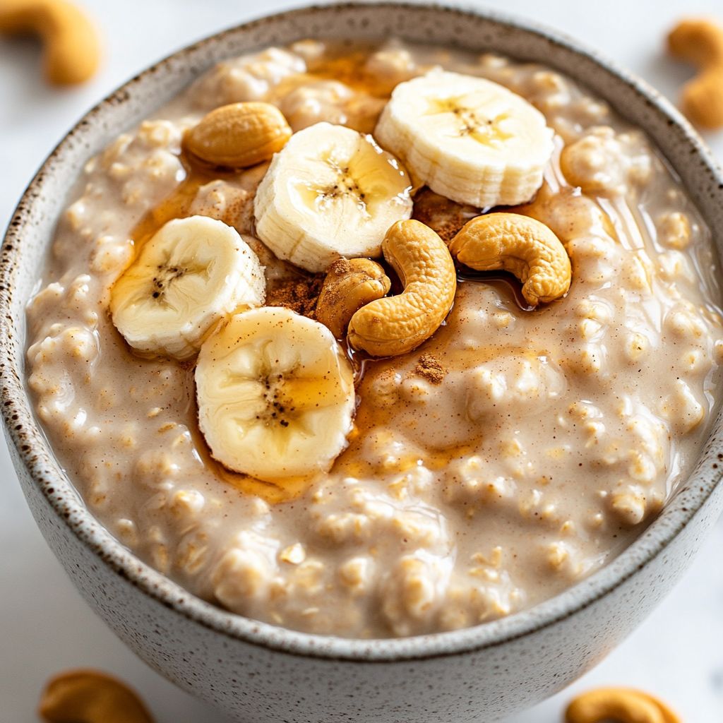  Cashew Butter Maple Overnight Oats 
