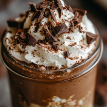 Chocolate Cream Pie Overnight Oats