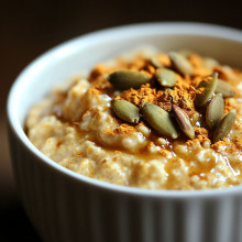 Halloween Spiced Pumpkin Seed Oats