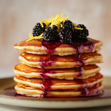 Blackberry Lemon Pancakes