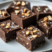No-Bake Chocolate Fudge Squares