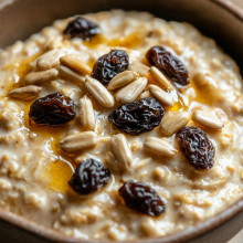  Sunflower Seed Raisin Overnight Oats 