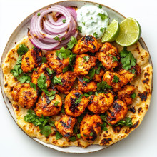 Spicy Chicken Tikka Flatbread