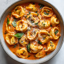 One-Pot Creamy Tomato Basil Tortellini