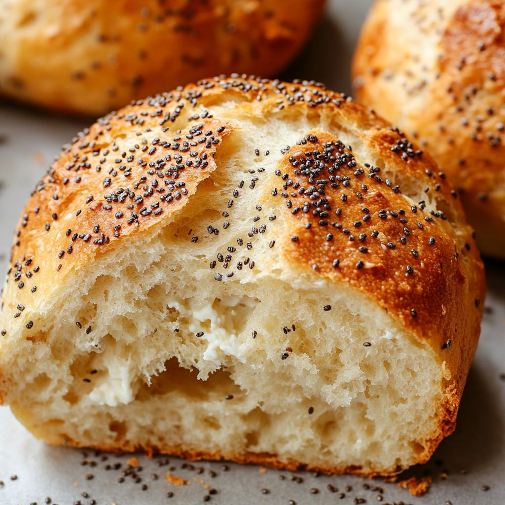Cottage Cheese Bread with Chia Seeds